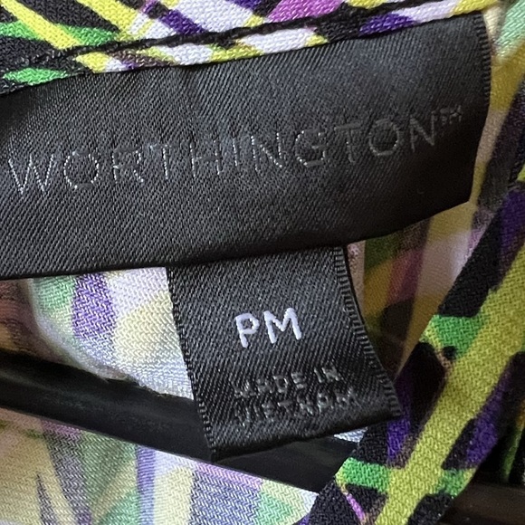 WORTHINGTON Spaghetti Strap Top, Size PM - Picture 3 of 3